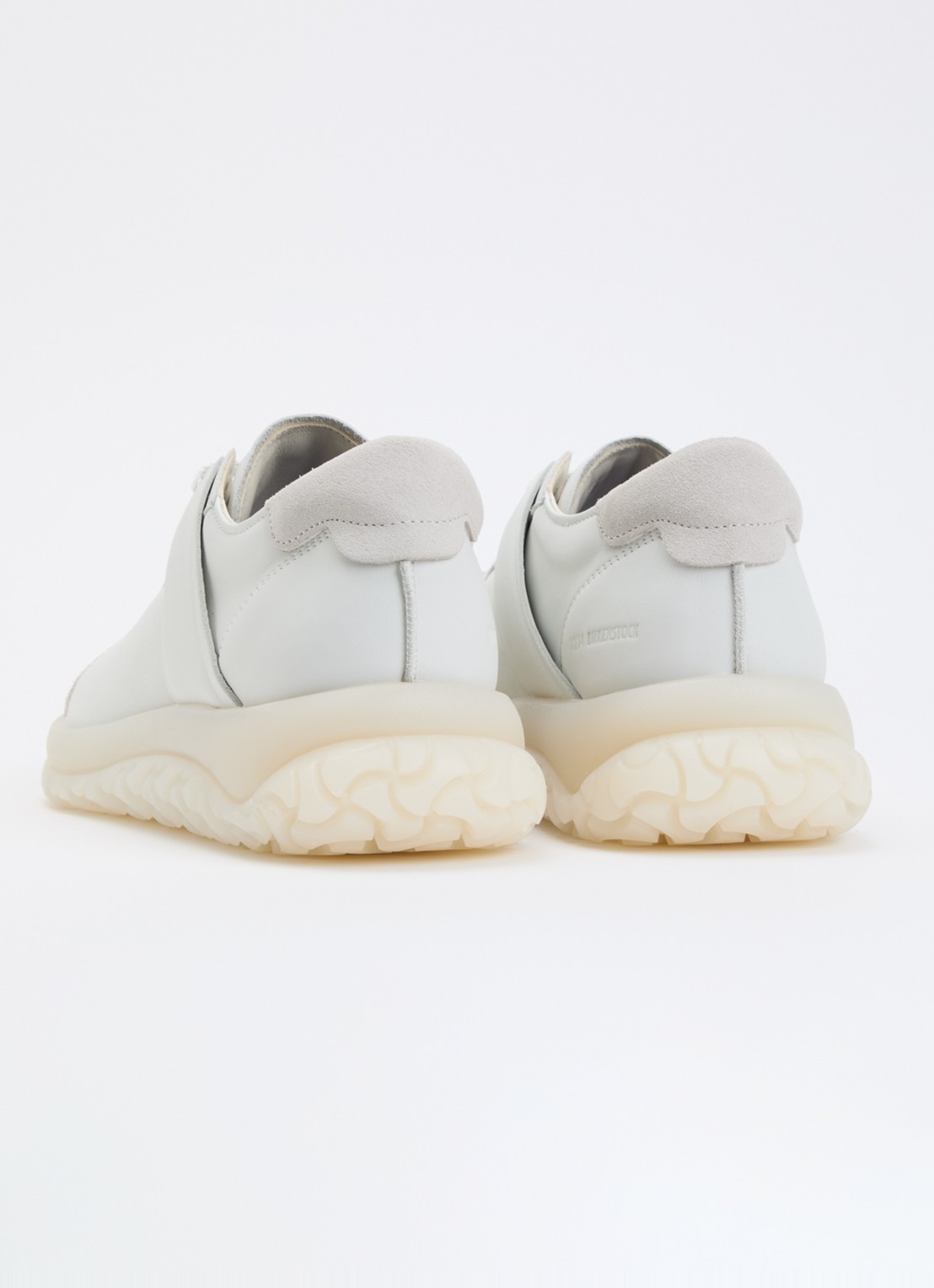 Birkenstock 1774 Stroedt sneaker van leer - achterkant 2 wit