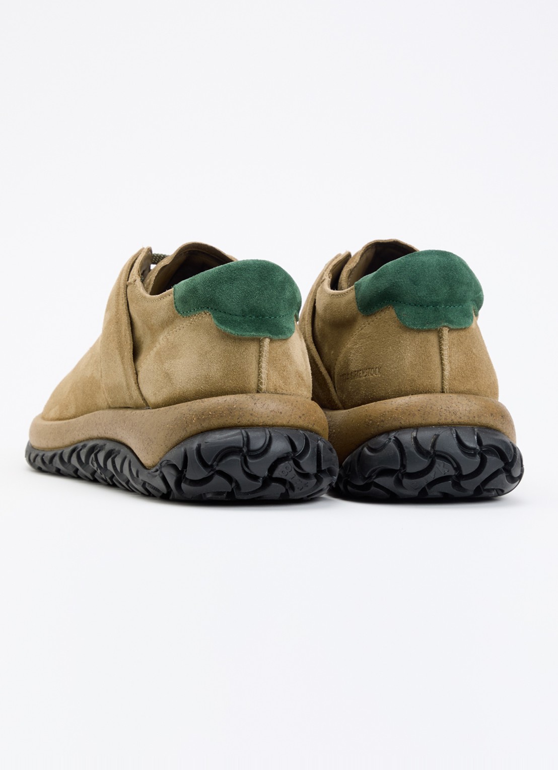Birkenstock 1774 Stroedt sneaker van suède - achterkant taupe