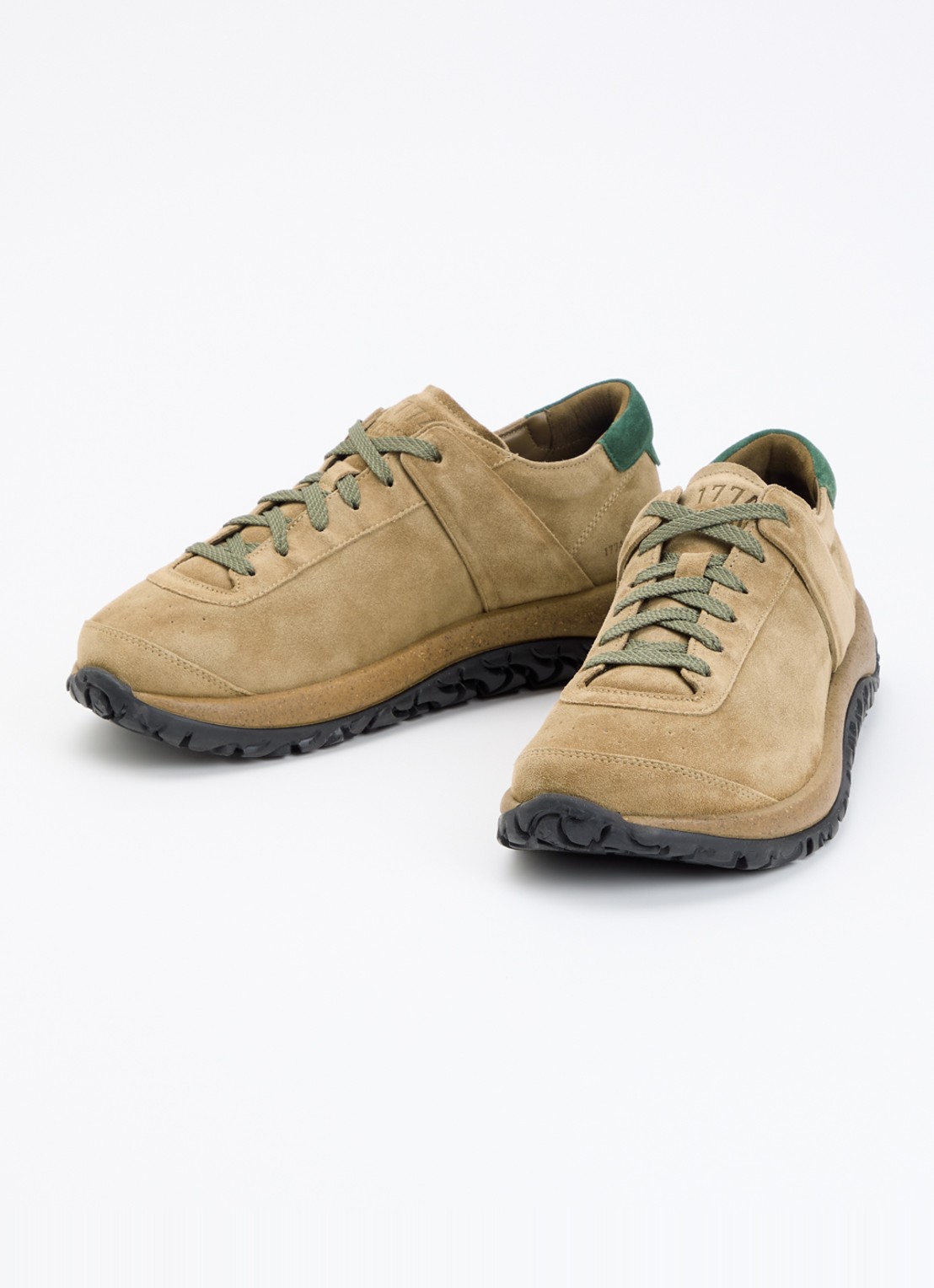 Birkenstock 1774 Stroedt sneaker van suède - detail 3 taupe
