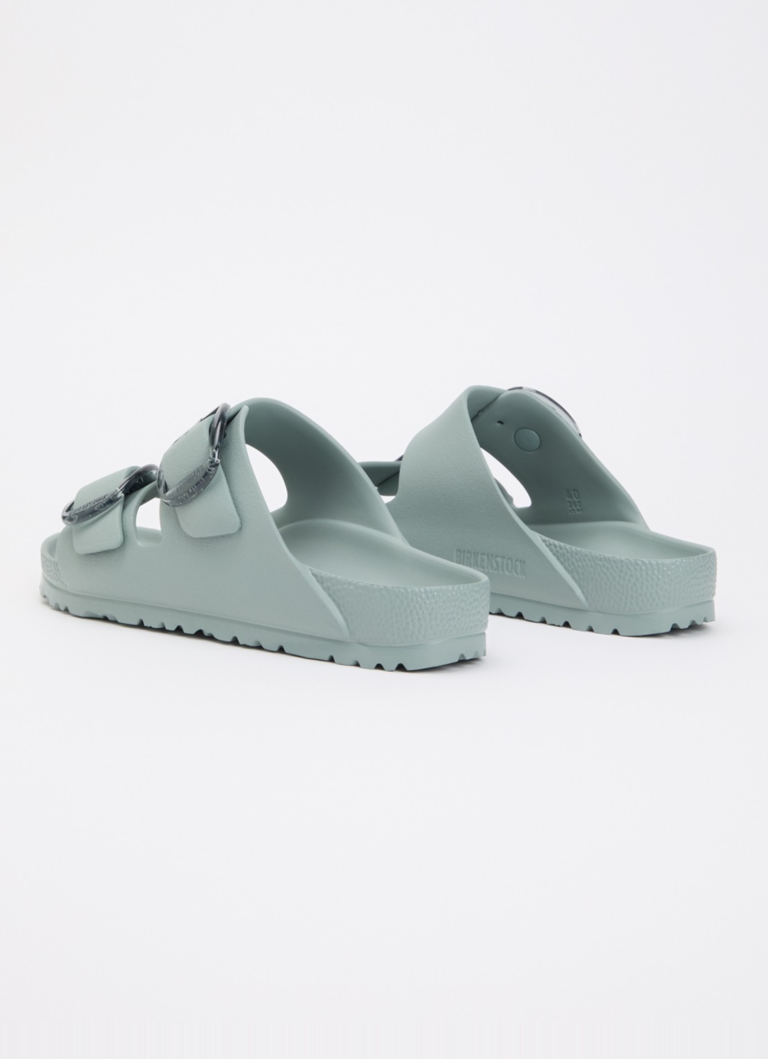 Birkenstock Arizona Big Buckle sandaal - achterkant 2 lichtgroen