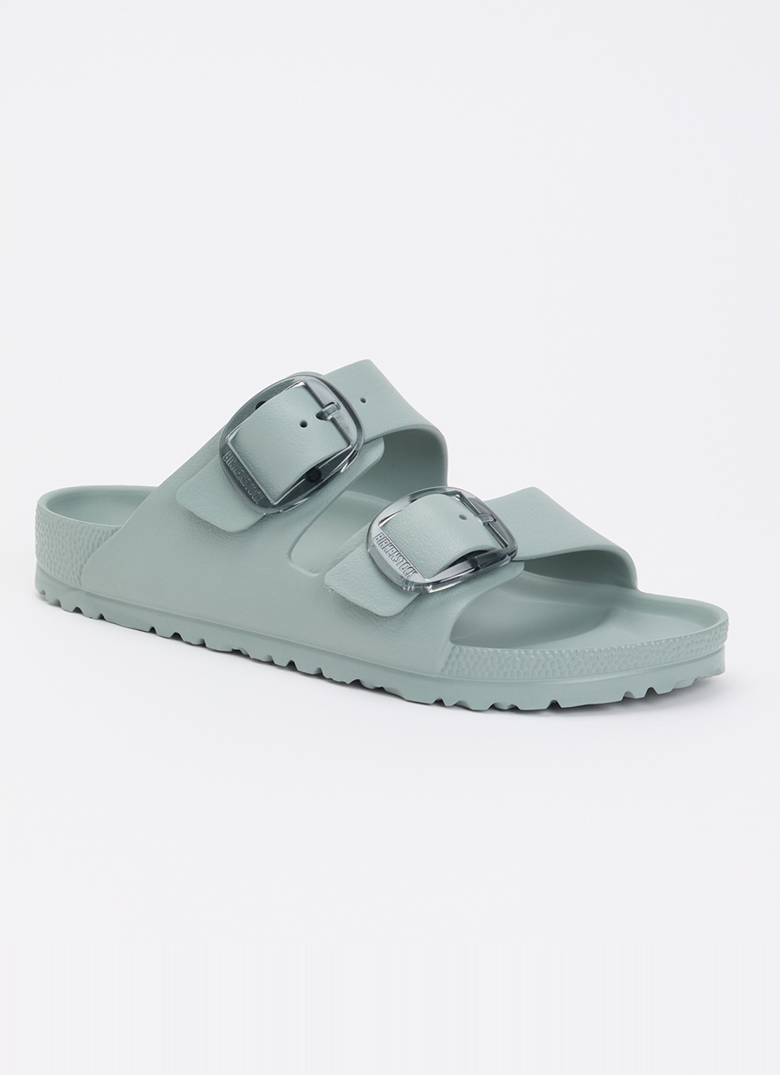 Birkenstock Arizona Big Buckle sandaal - voorkant lichtgroen