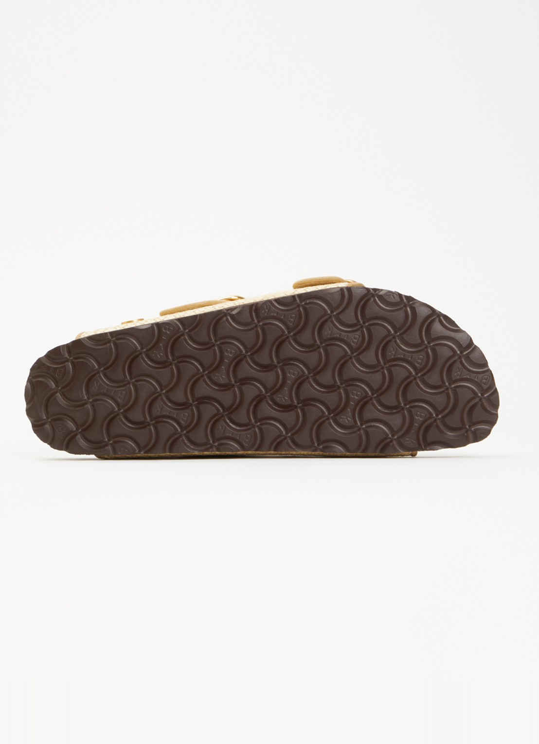 Birkenstock Arizona Big Buckle slipper van raffia - detail 4 beige