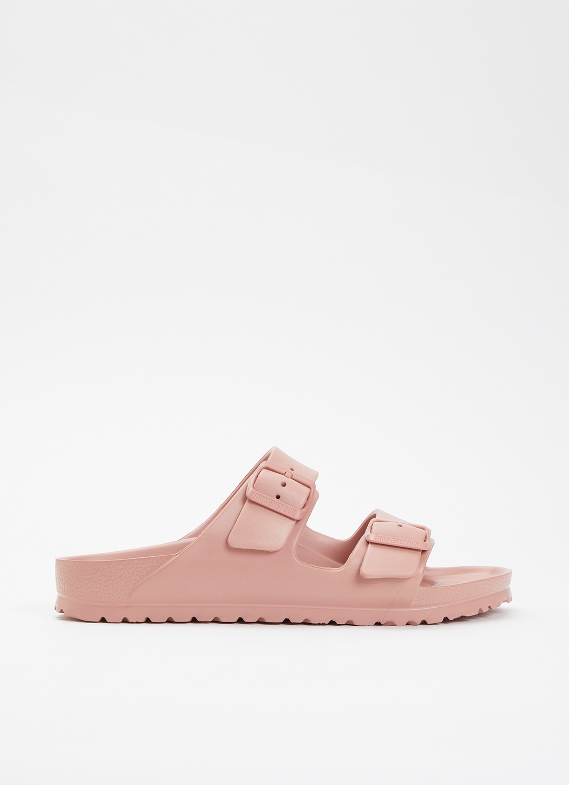 Birkenstock Arizona EVA slipper met gespdetail  - voorkant 2 oudroze