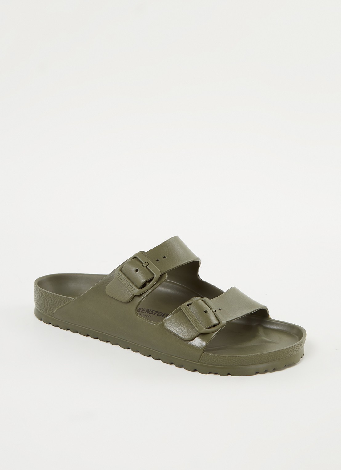 Birkenstock Arizona Eva slipper - voorkant legergroen