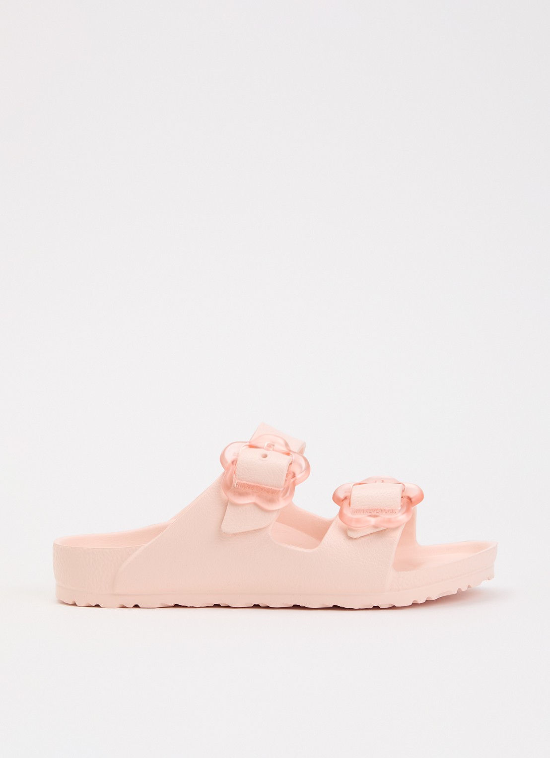 Birkenstock Arizona Flower Eva sandaal met gespdetail - voorkant 2 lichtroze