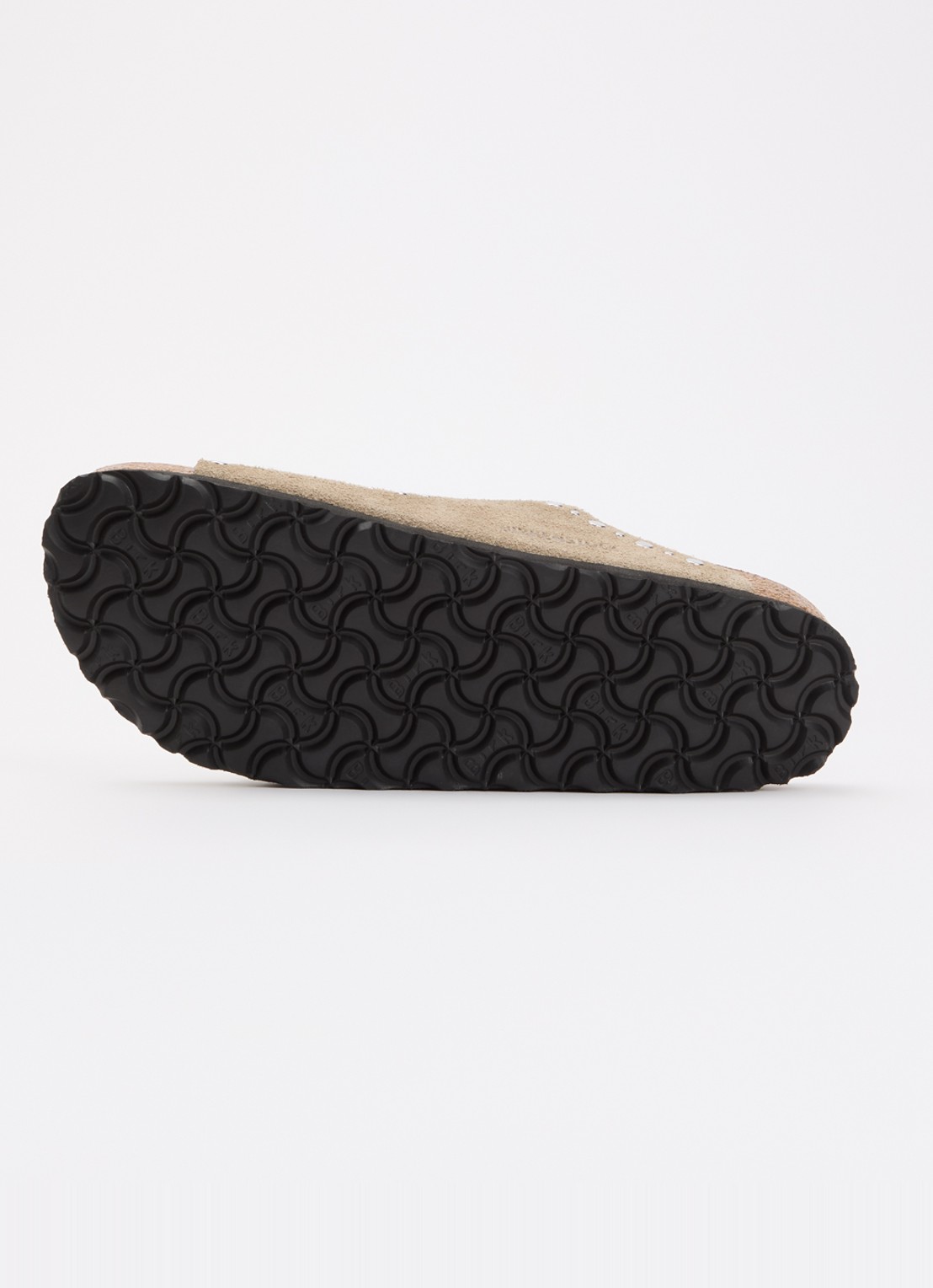 Birkenstock Arizona Rivet slipper van suède met studs - detail 5 khaki