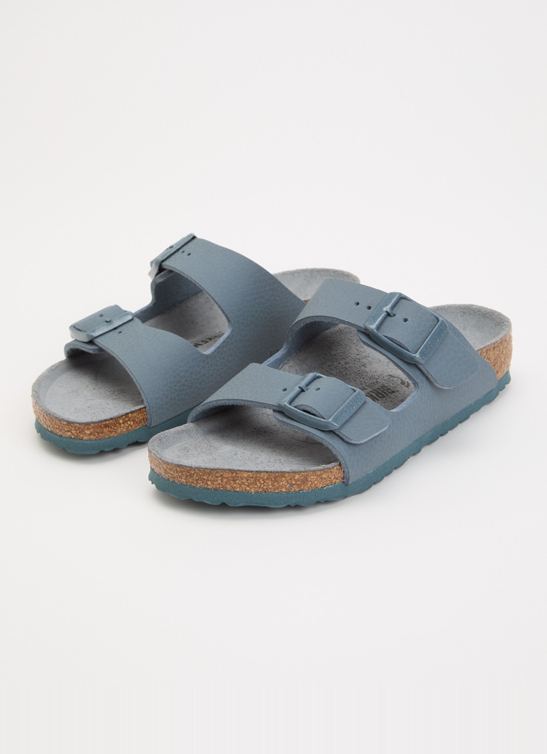 Birkenstock Arizona sandaal met glitter - detail 3 grijs