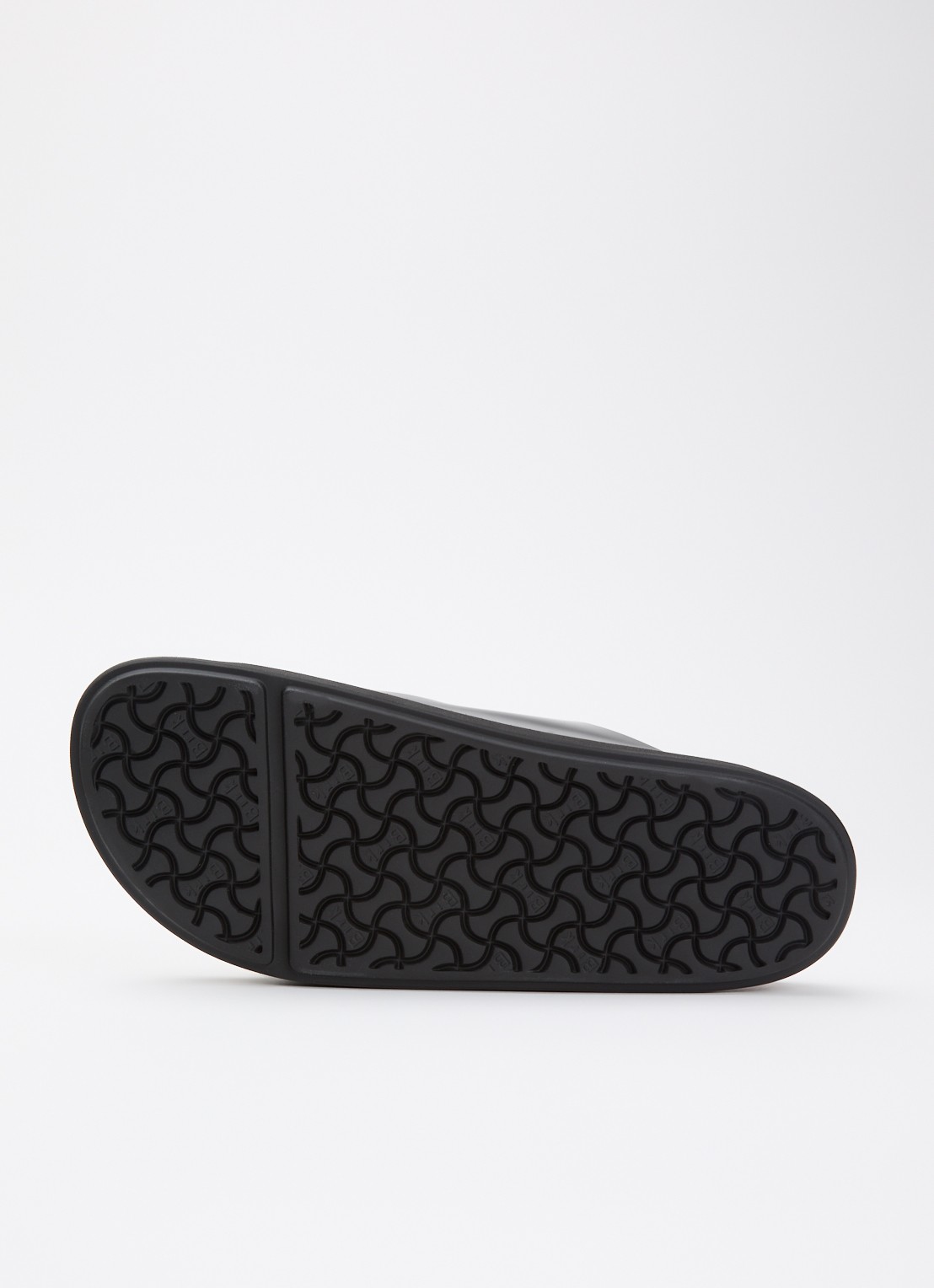 Birkenstock Arizona slipper van leer - detail 4 zwart