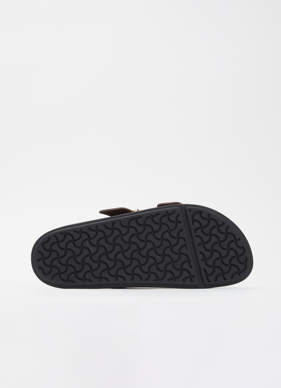 Birkenstock Arizona slipper van leer - detail 5 donkerbruin