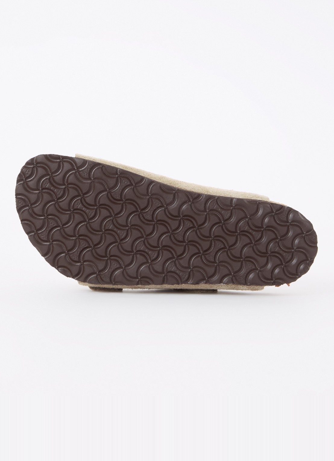Birkenstock Arizona slipper van suède   - detail 4 beige