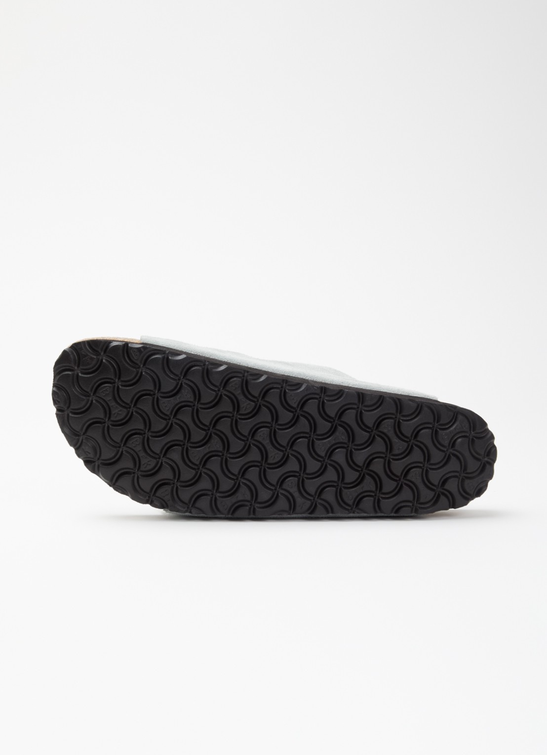 Birkenstock Arizona slipper van suède - detail 3 grijs
