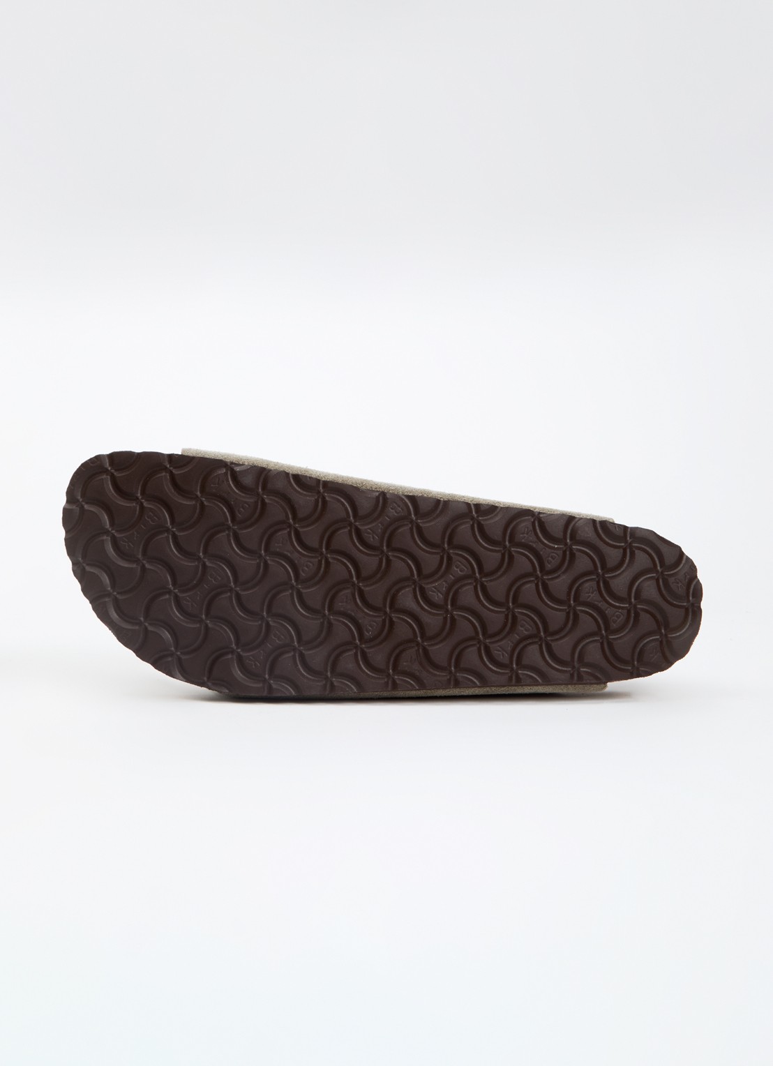 Birkenstock Arizona slipper van suède - detail 3 donkerbeige