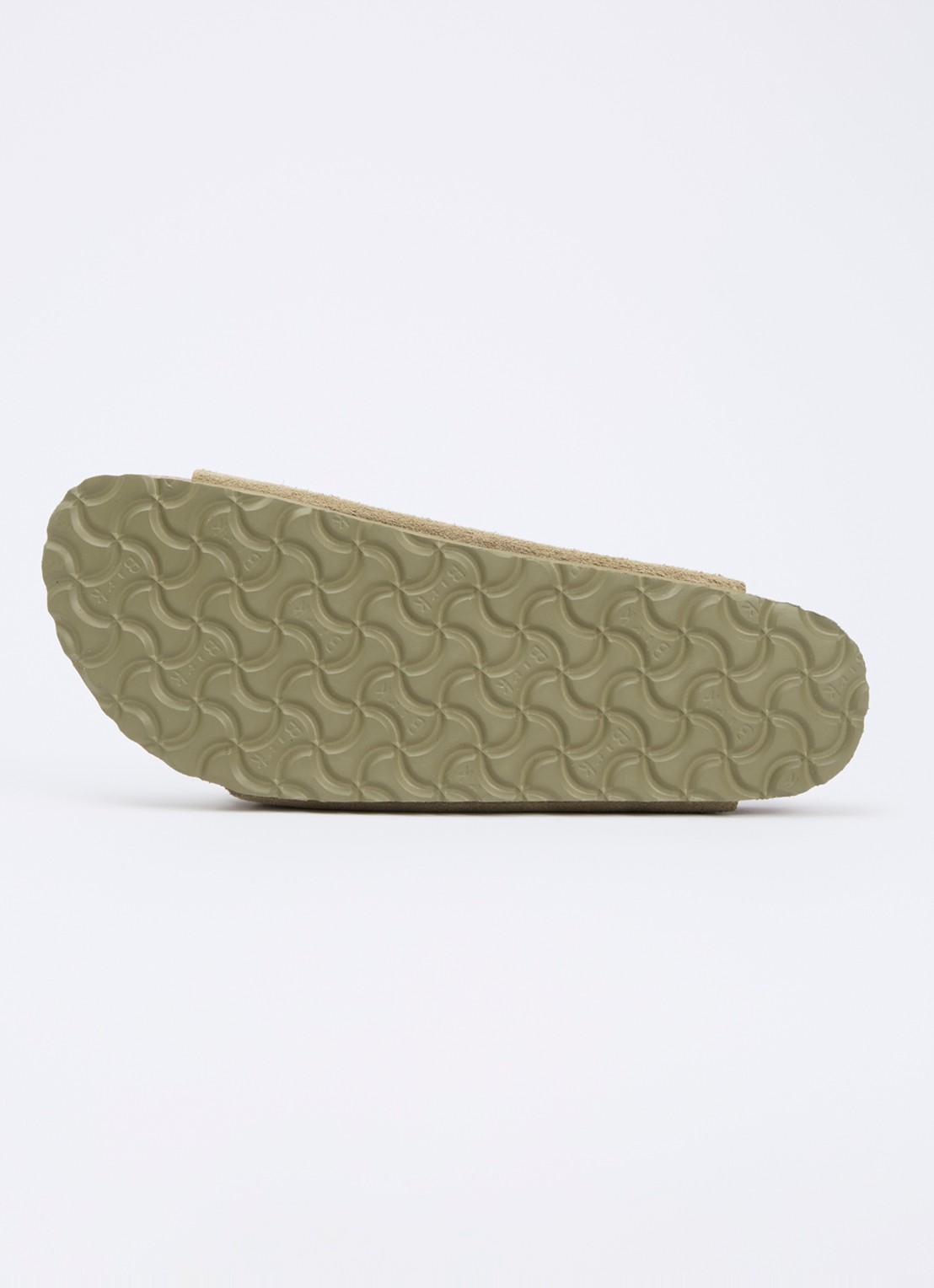 Birkenstock Arizona slipper van suède - detail 4 khaki
