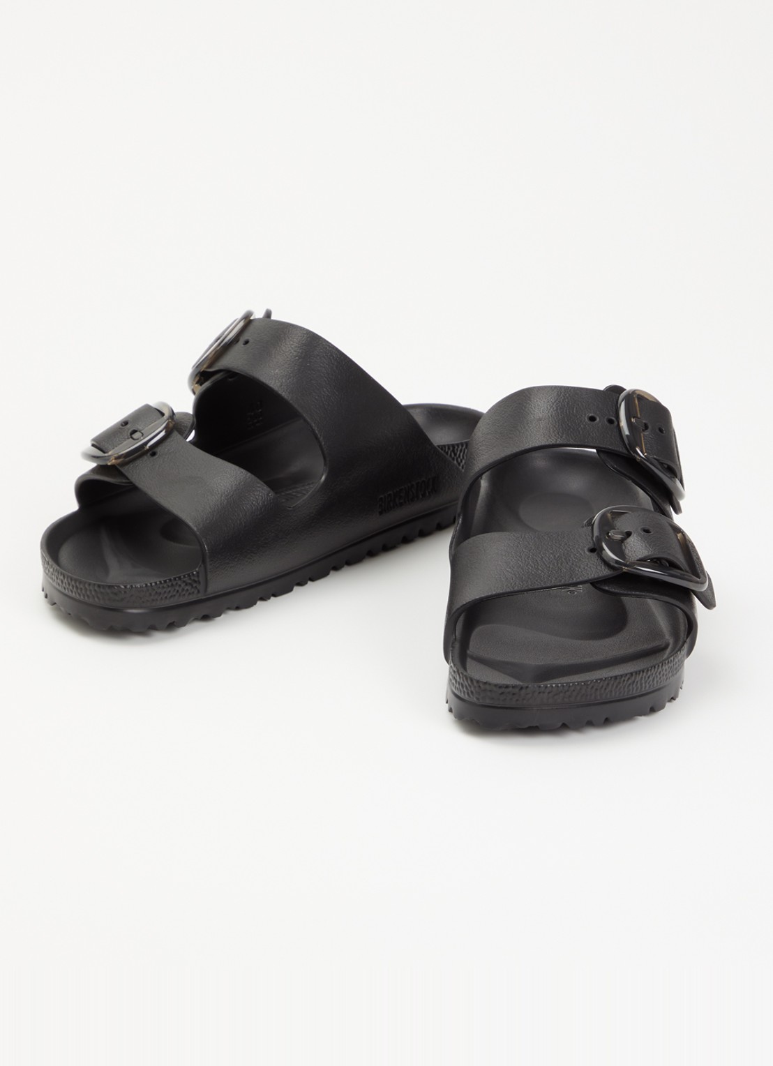 Birkenstock Arizona slipper - detail 3 zwart