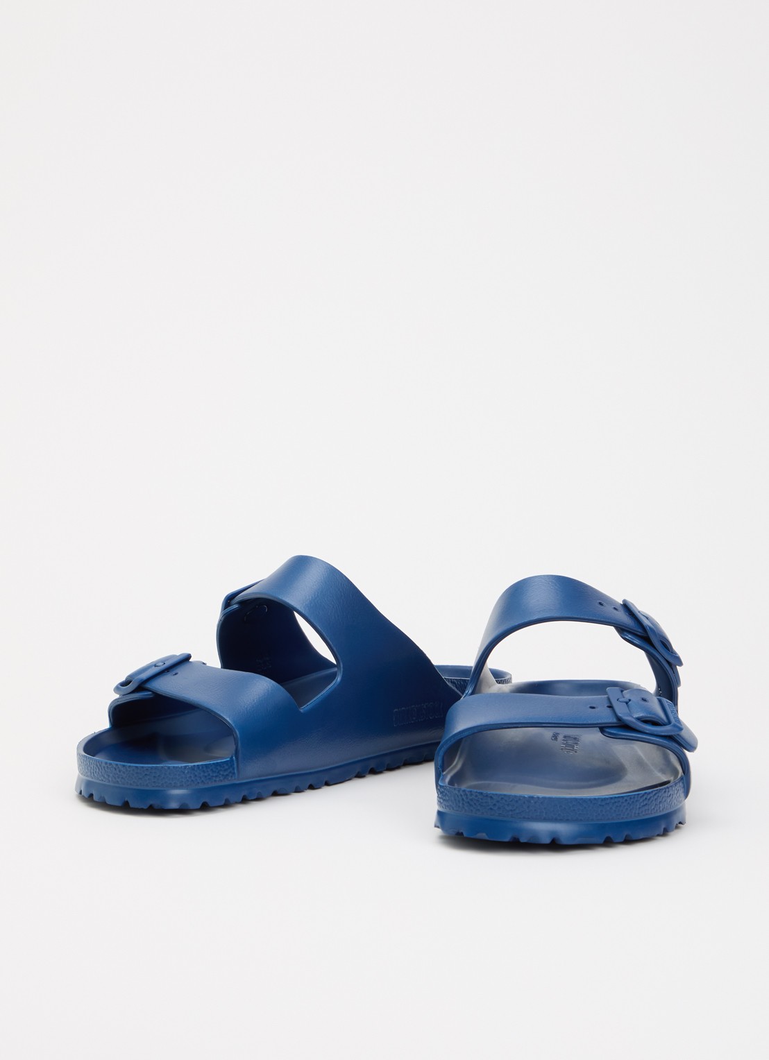 Birkenstock Arizone Eva slipper met logo - detail donkerblauw