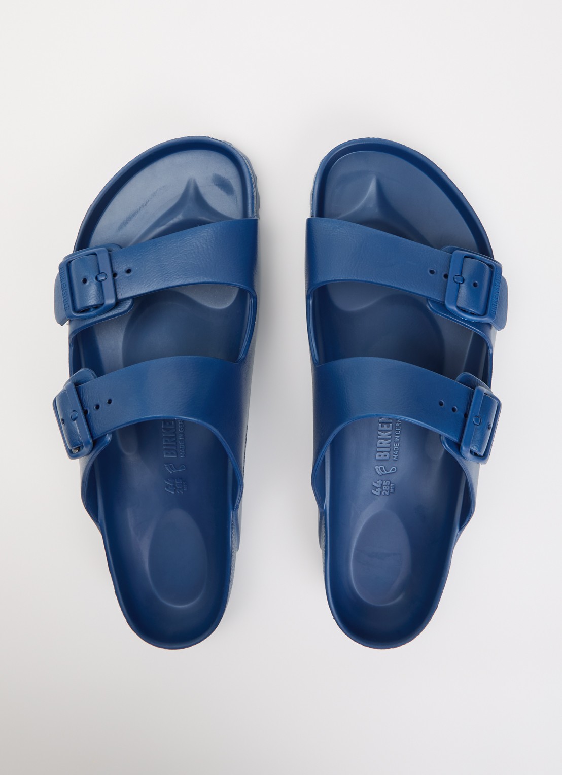 Birkenstock Arizone Eva slipper met logo - detail 2 donkerblauw