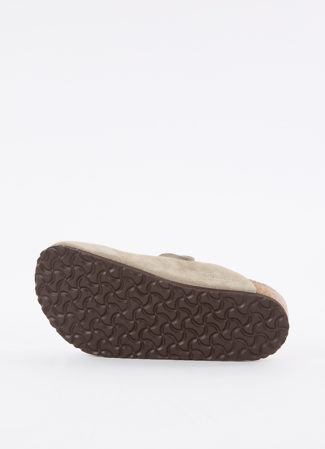 Birkenstock Bosten instapper van suède  - detail 2 khaki