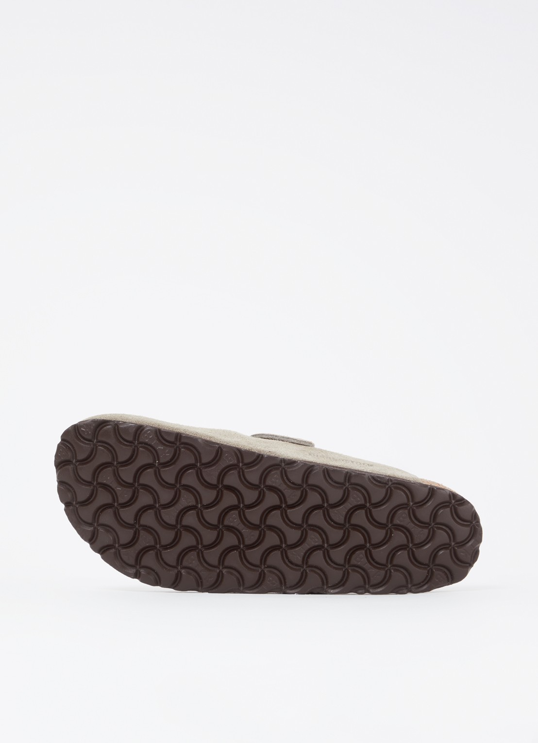 Birkenstock Boston muiltje van suède - detail 4 taupe