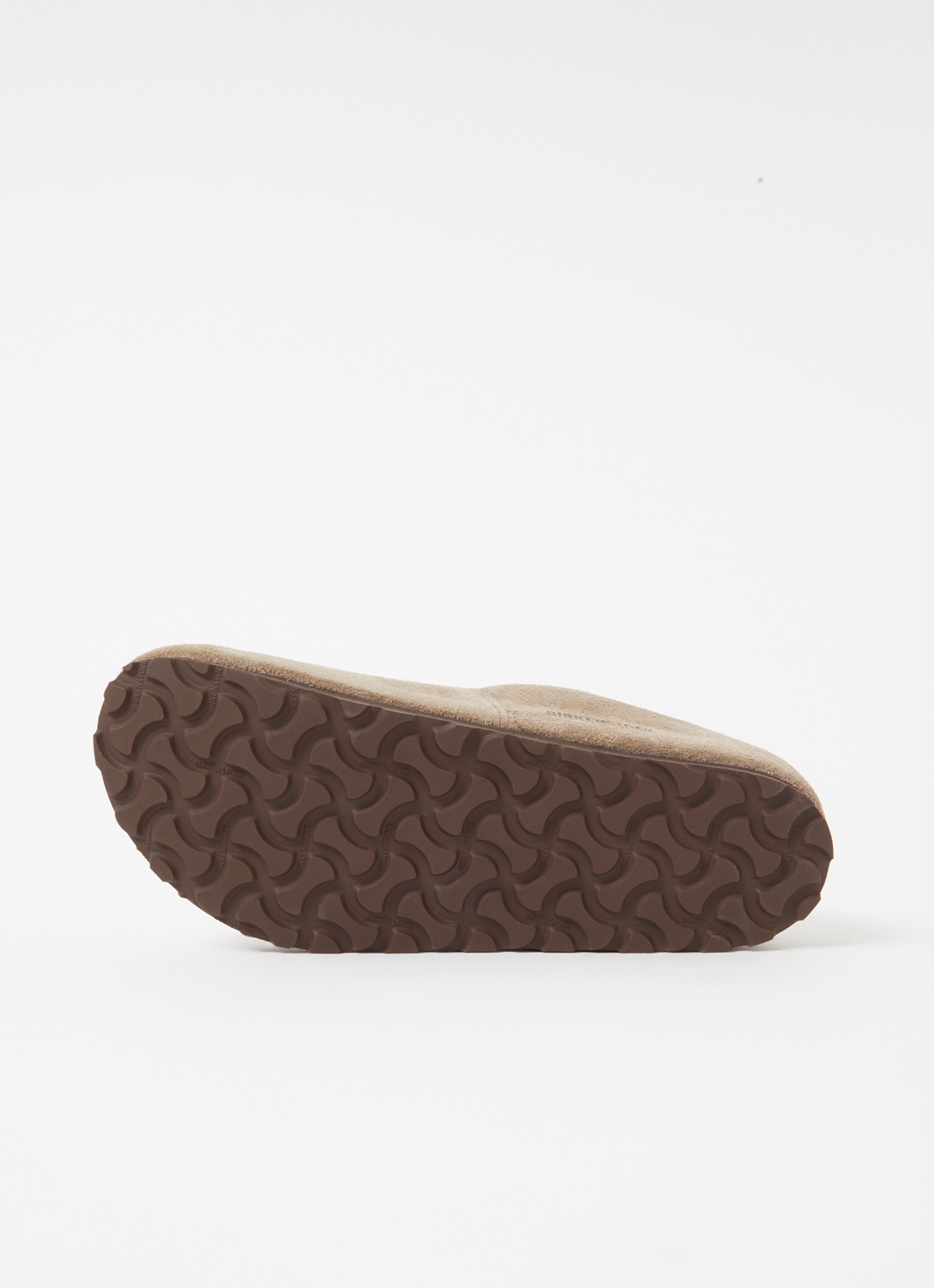 Birkenstock Boston Shearling instapper van suéde met lamswol - detail 5 taupe