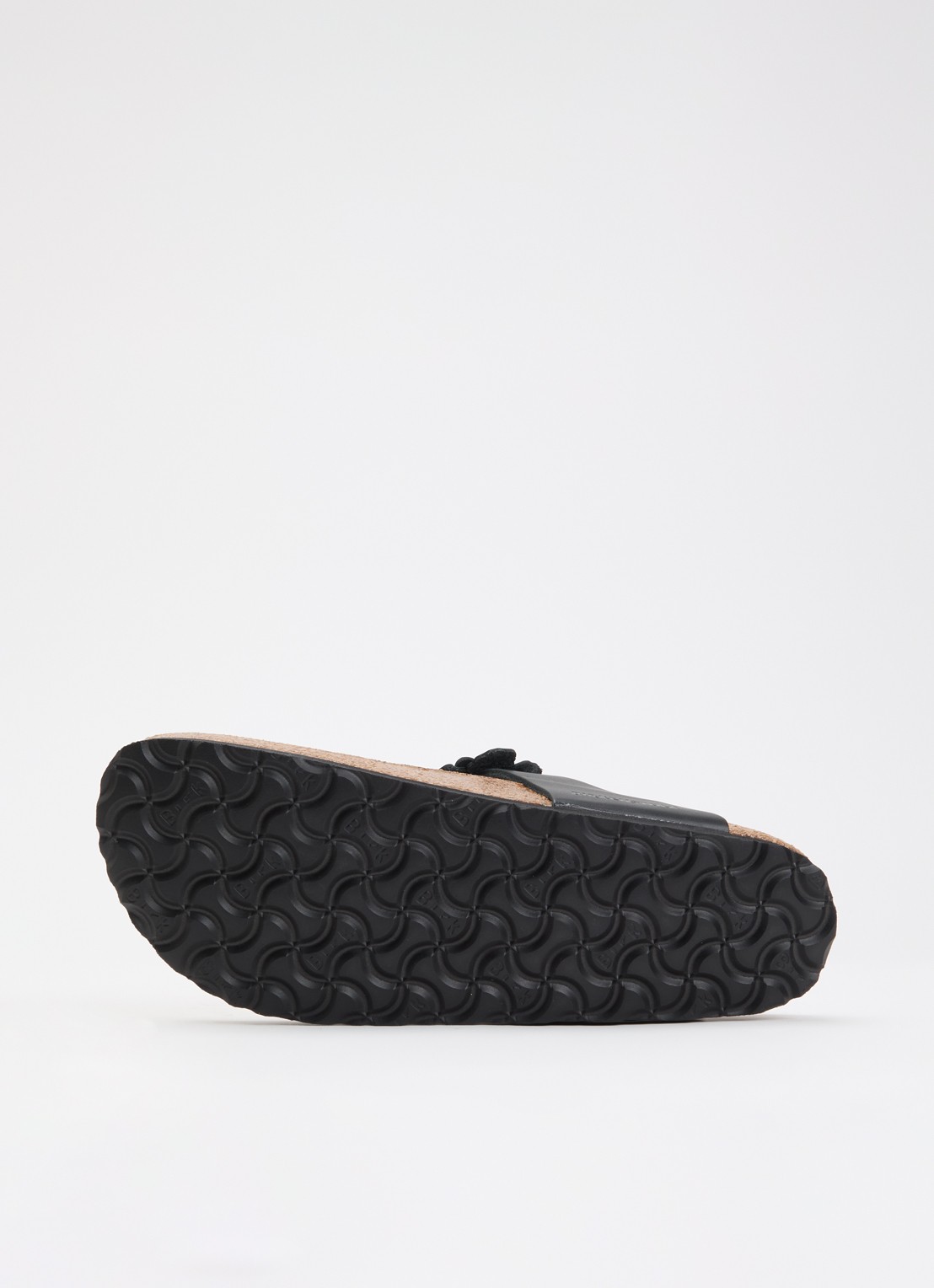 Birkenstock Gizeh Flower slipper van leer - detail 4 zwart