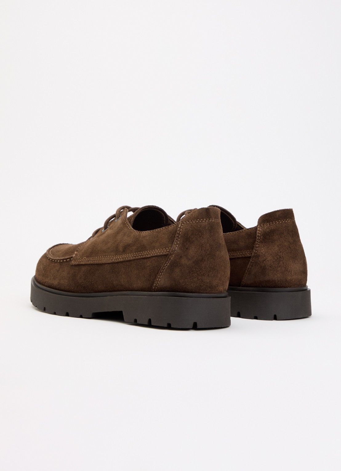 Birkenstock Highwood Moc veterschoen van suède - achterkant 4 bruin