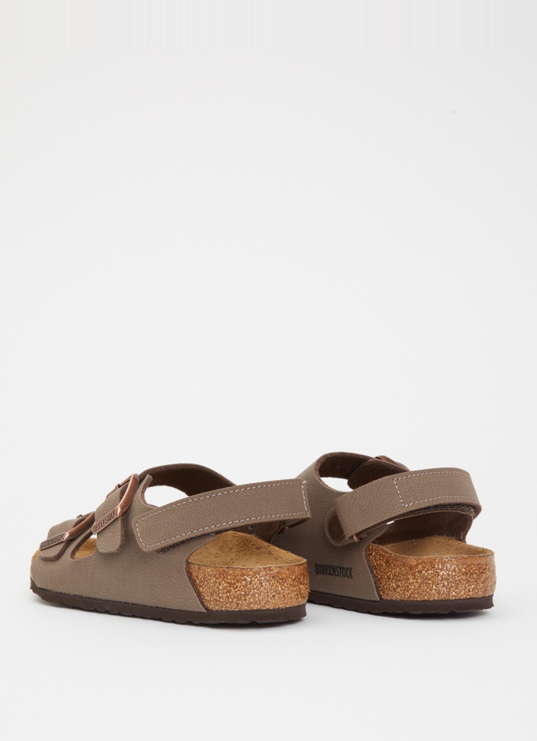 Birkenstock Milano sandaal van leer - achterkant bruin