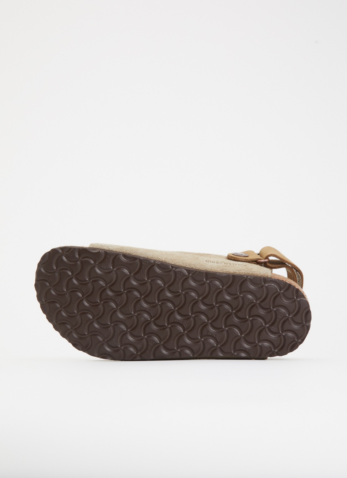Birkenstock Milano sandaal van suède - detail 2 taupe