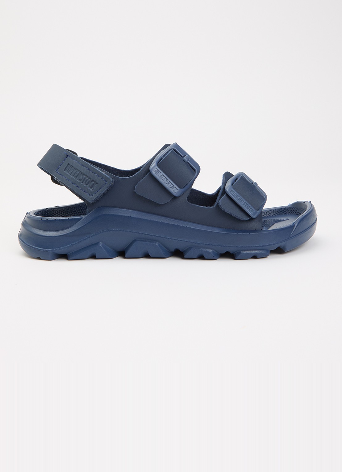 Birkenstock Mogami sandaal met gespdetail - voorkant indigo