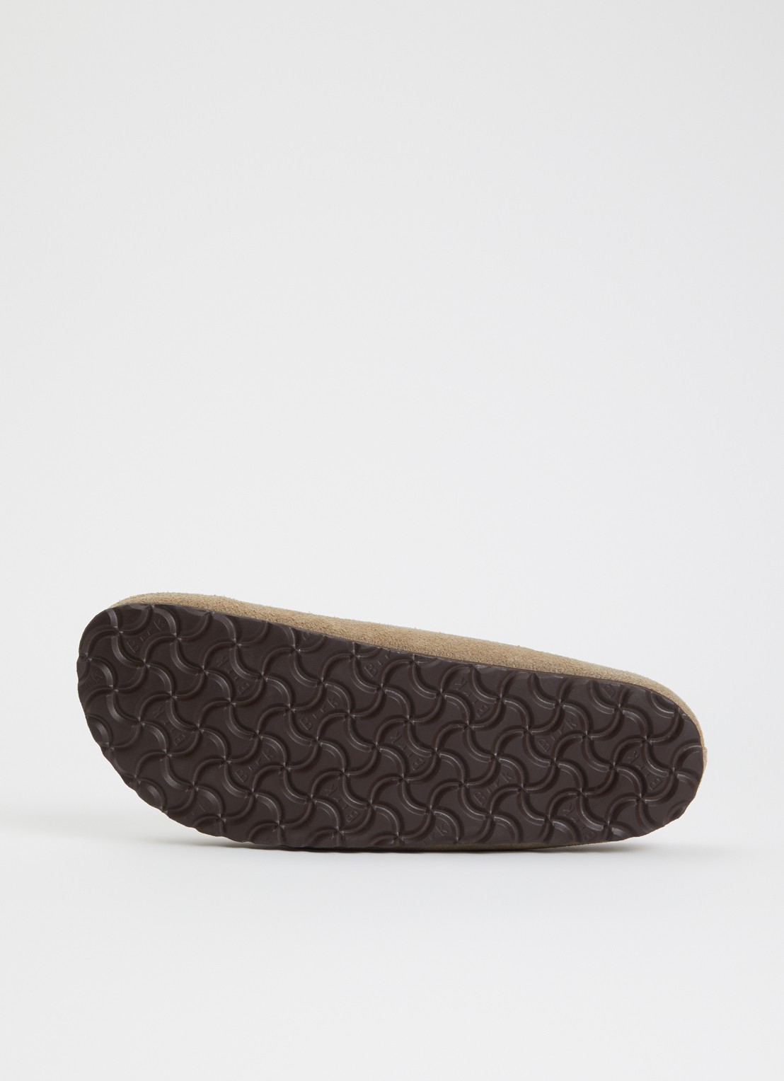 Birkenstock Narrow Fit Amsterdam Wrapped muiltje van suède - detail 4 taupe