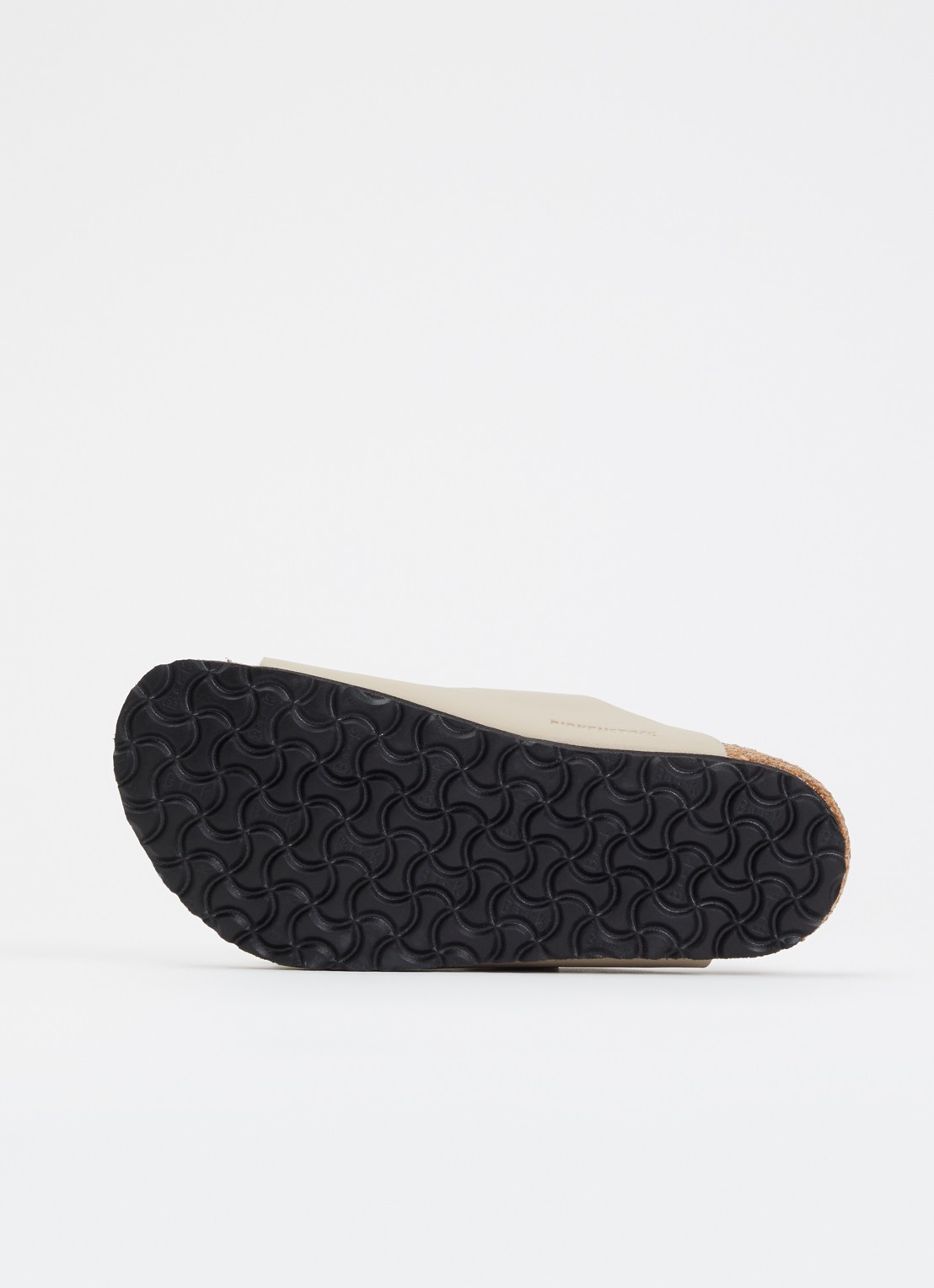 Birkenstock Narrow Fit Arizona slipper van leer - detail 4 zand