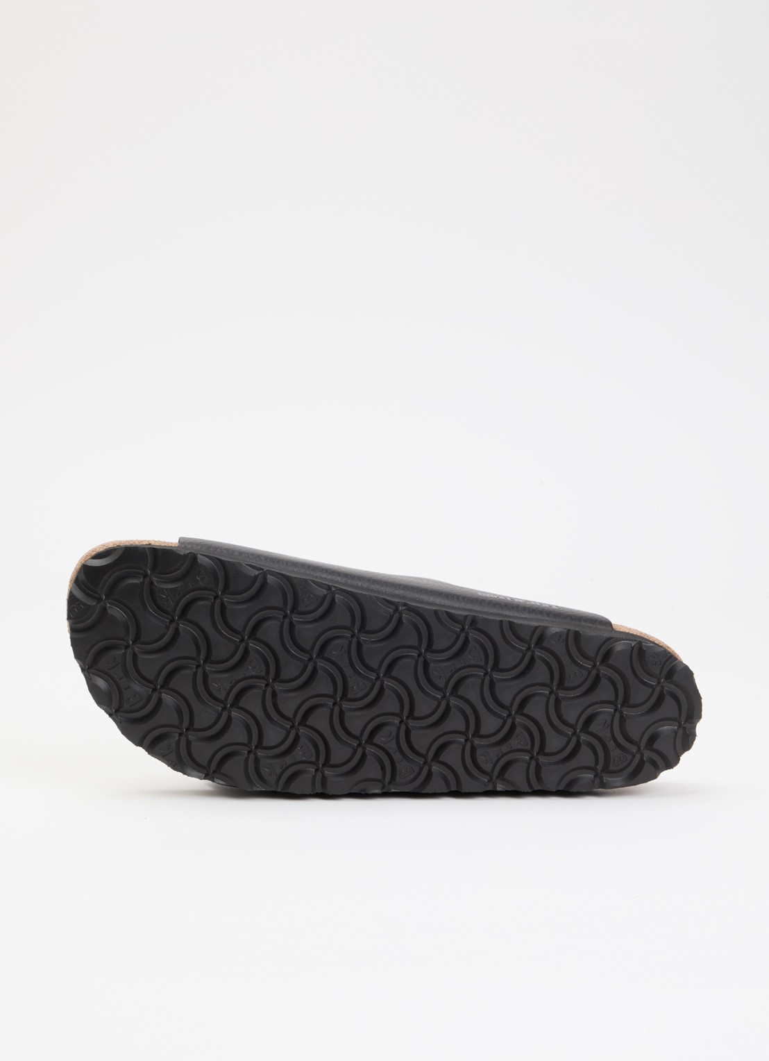 Birkenstock Narrow Fit Arizona slipper van leer - detail 4 zwart