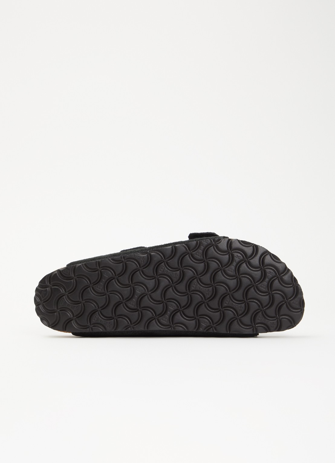 Birkenstock Narrow Fit Arizona slipper van suède met studs - detail 4 zwart