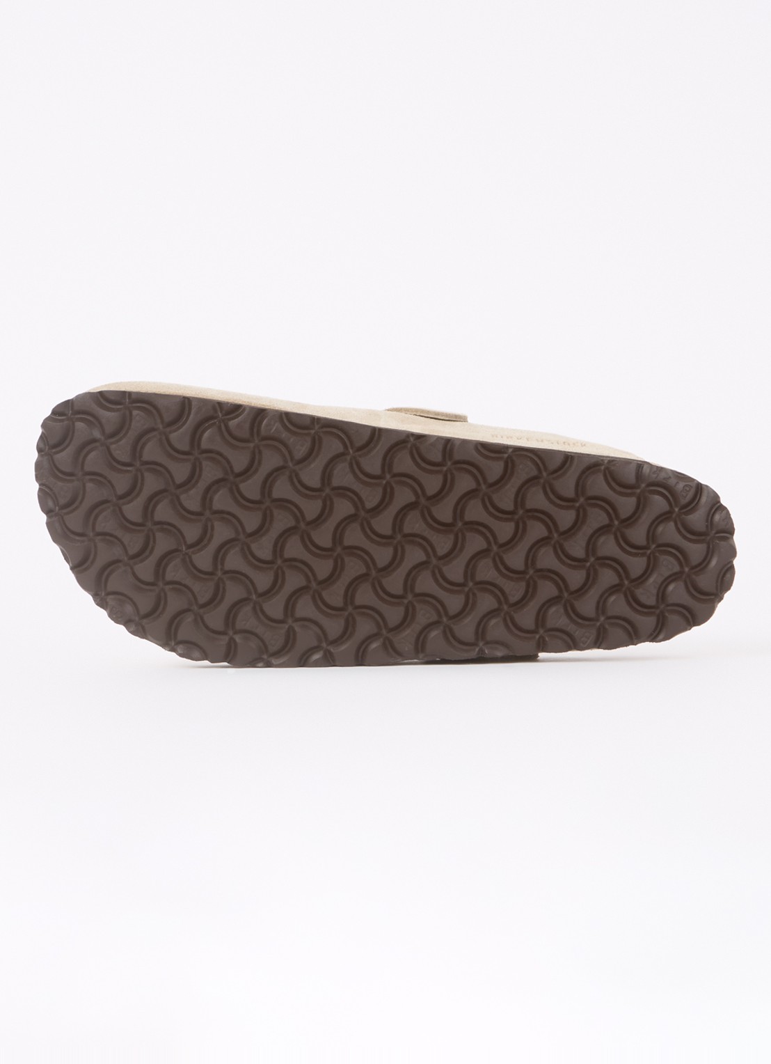 Birkenstock Narrow Fit Boston muiltje van suède - detail 4 taupe