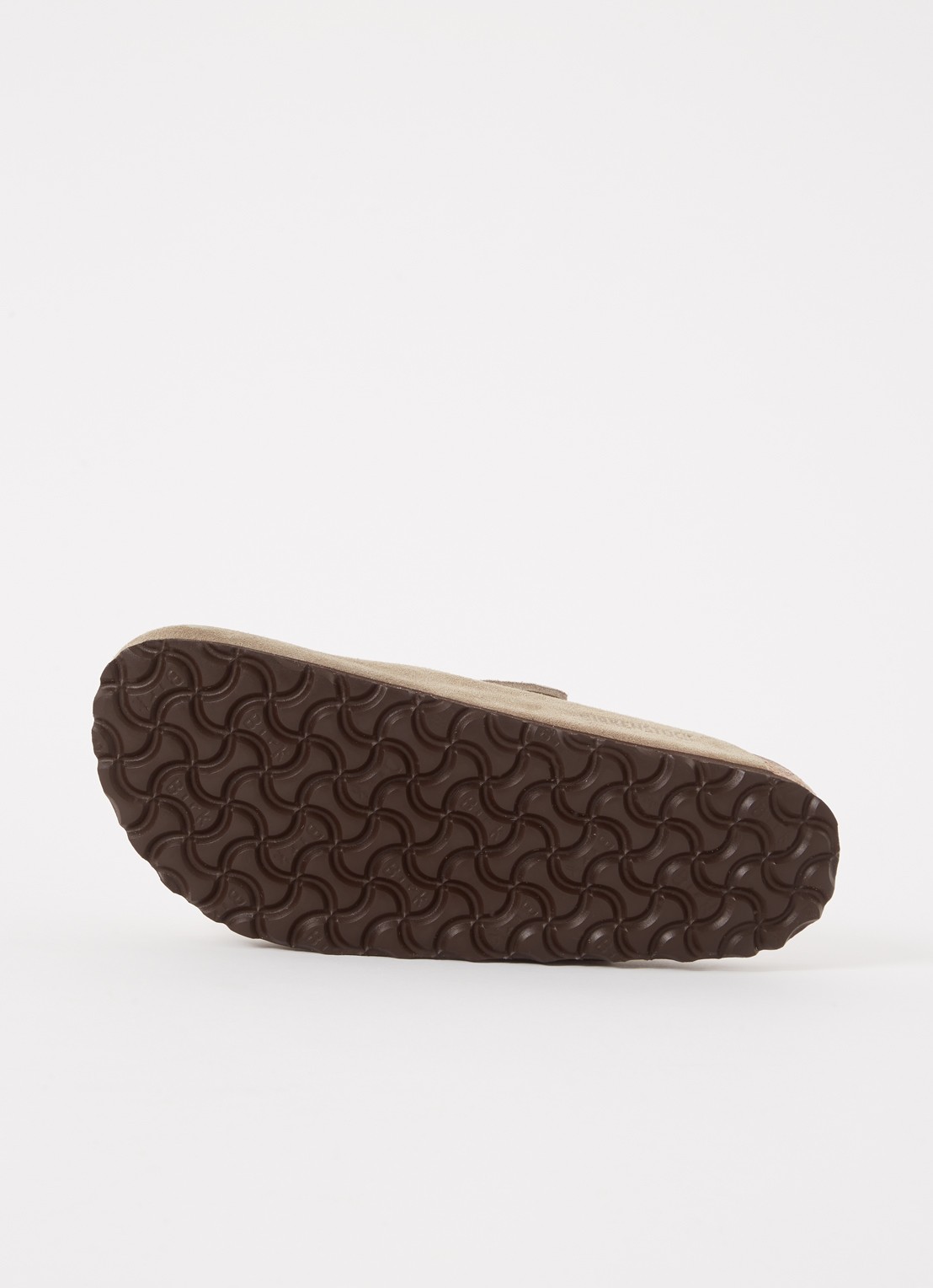 Birkenstock Narrow Fit Boston muiltje van suède - detail 5 taupe