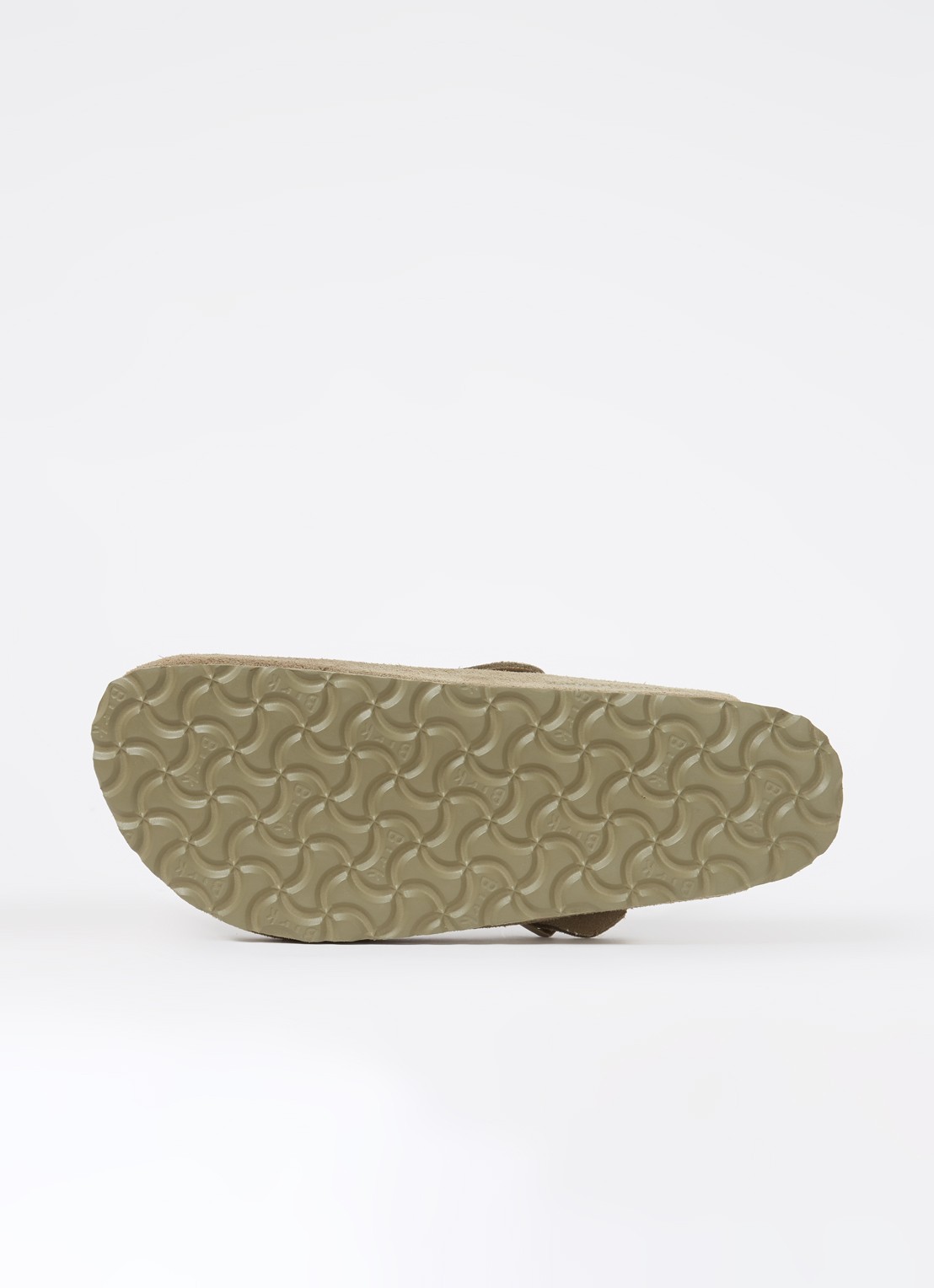 Birkenstock Narrow Fit Boston muiltje van suède - detail 5 lindegroen