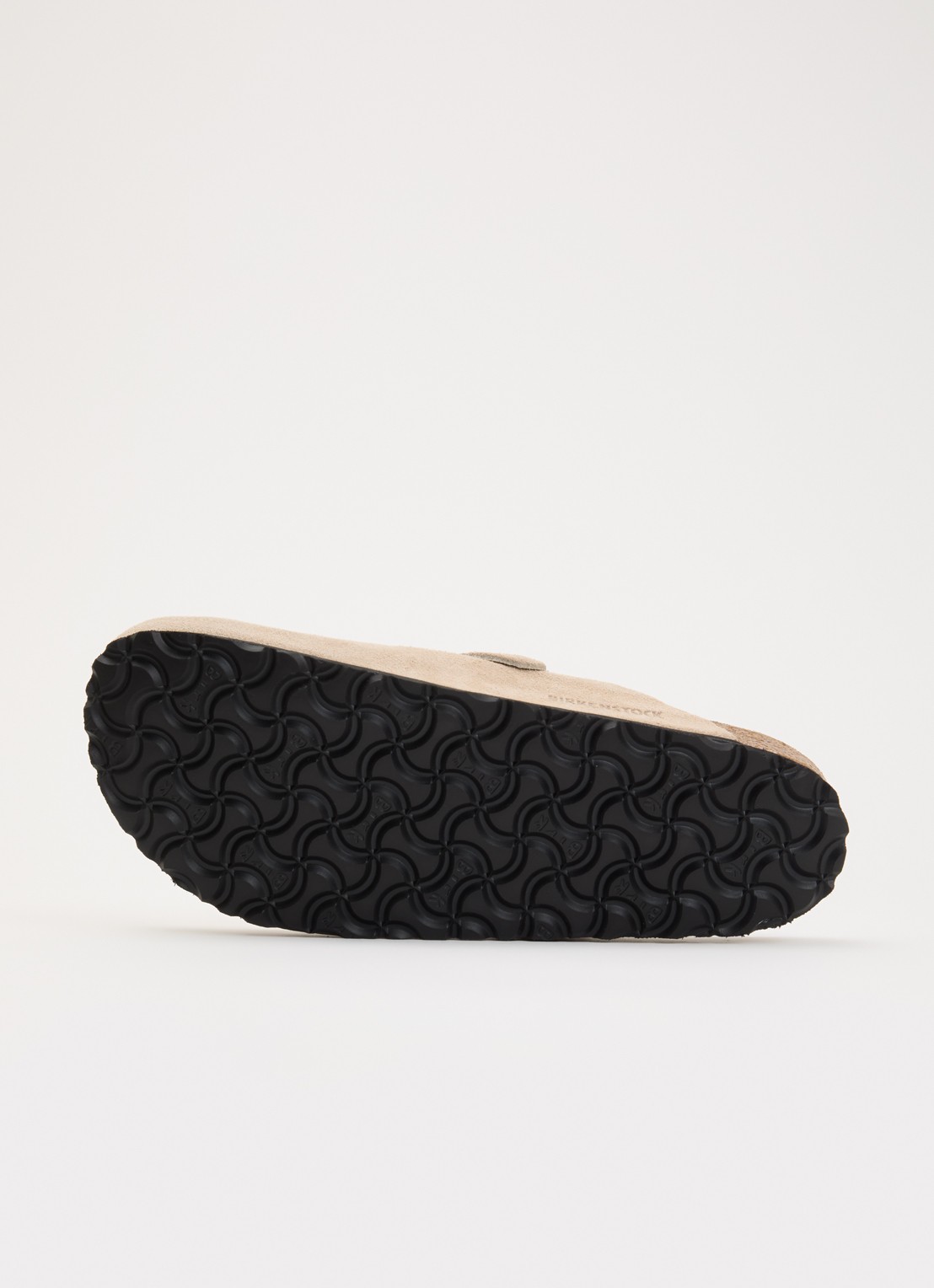 Birkenstock Narrow Fit Boston muiltje van suède - detail 4 beige