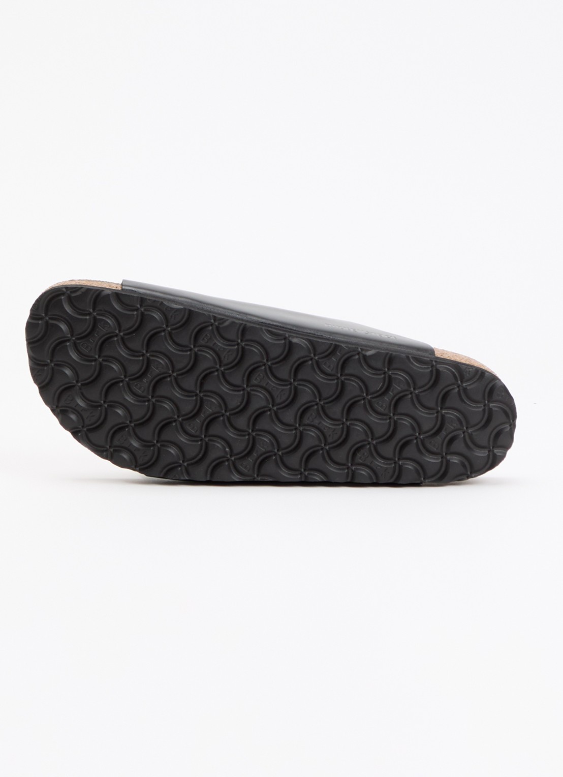 Birkenstock Narrow Fit Florida Fresh slipper van leer - detail 4 zwart