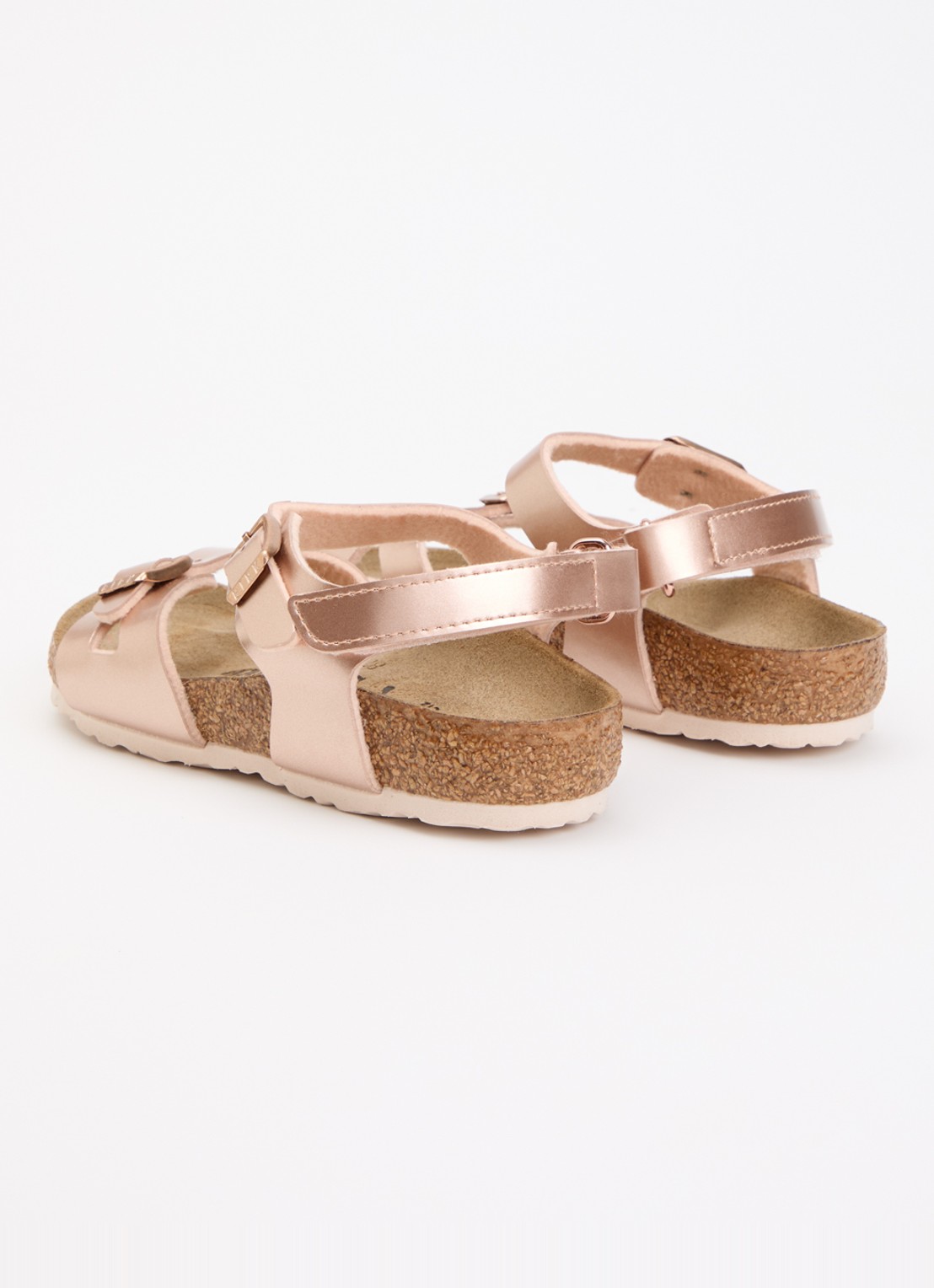 Birkenstock Rio sandaal met metallic finish - achterkant 4 brons