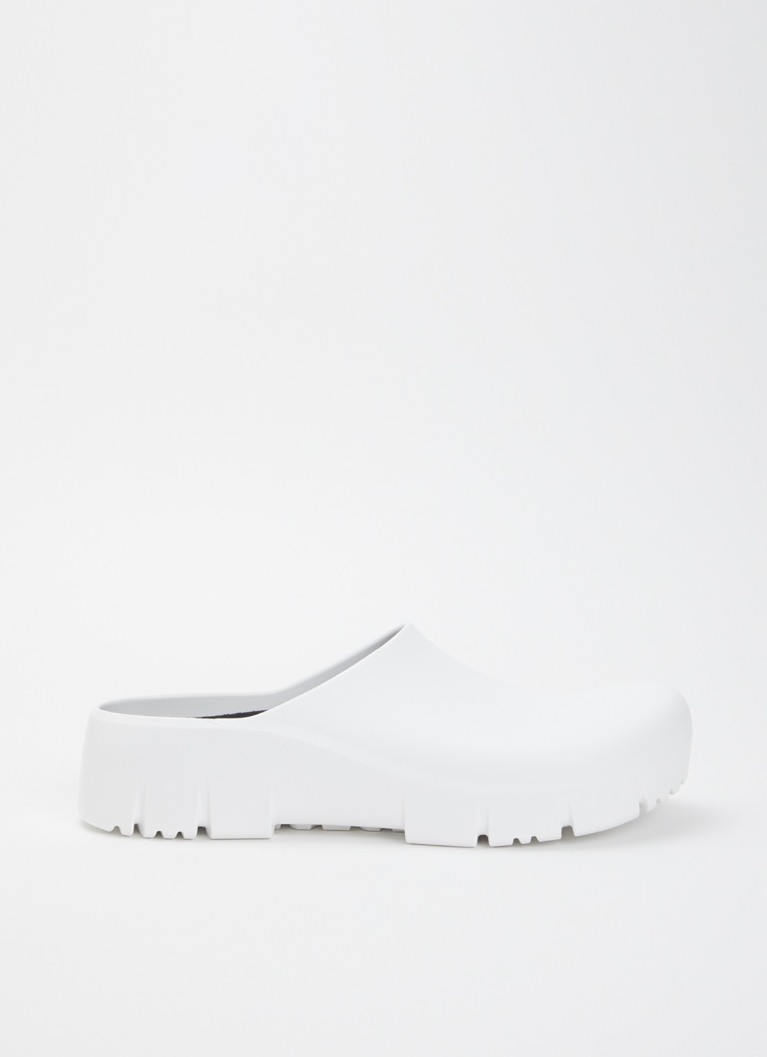 Birkenstock  Super Birki 2.0 muiltje van rubber - voorkant wit