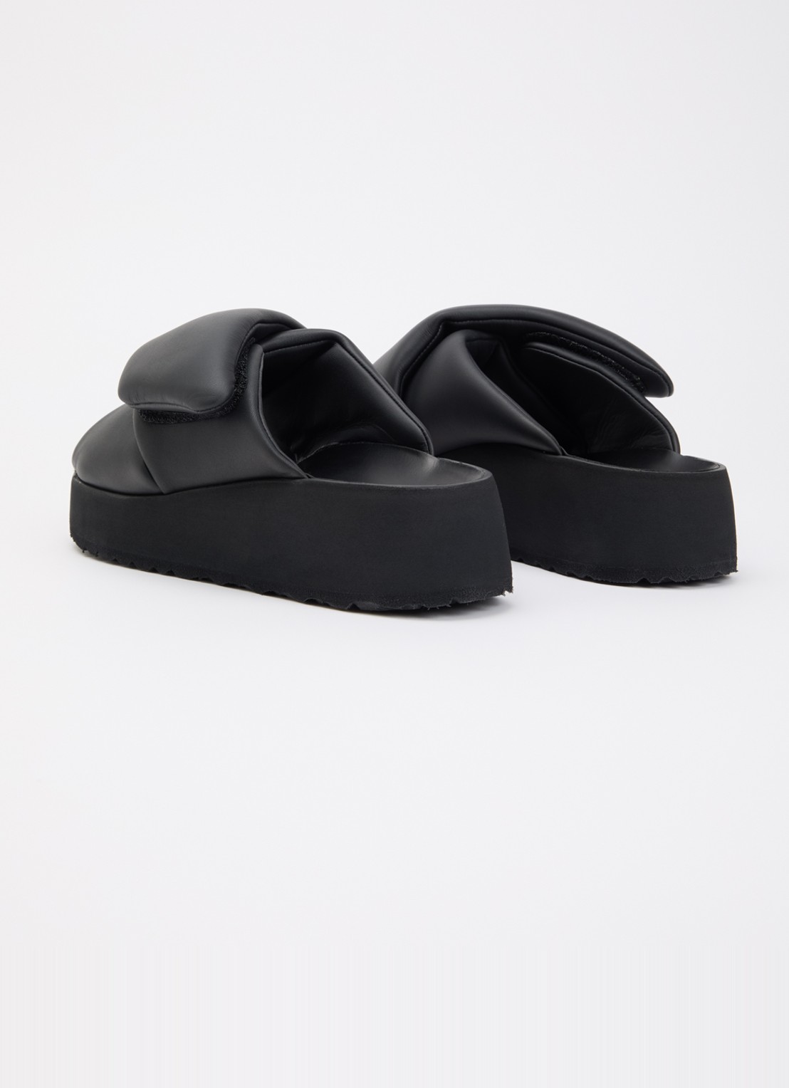 Birkenstock Theda Cross Strap slipper van leer - achterkant 5 zwart