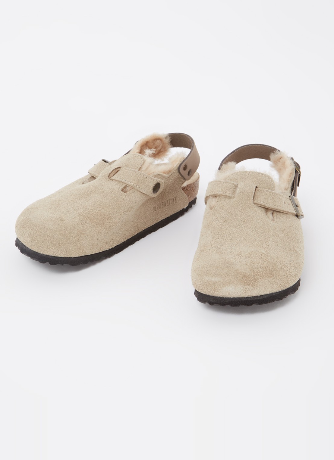 Birkenstock Tokio sandaal van suède - detail 3 khaki