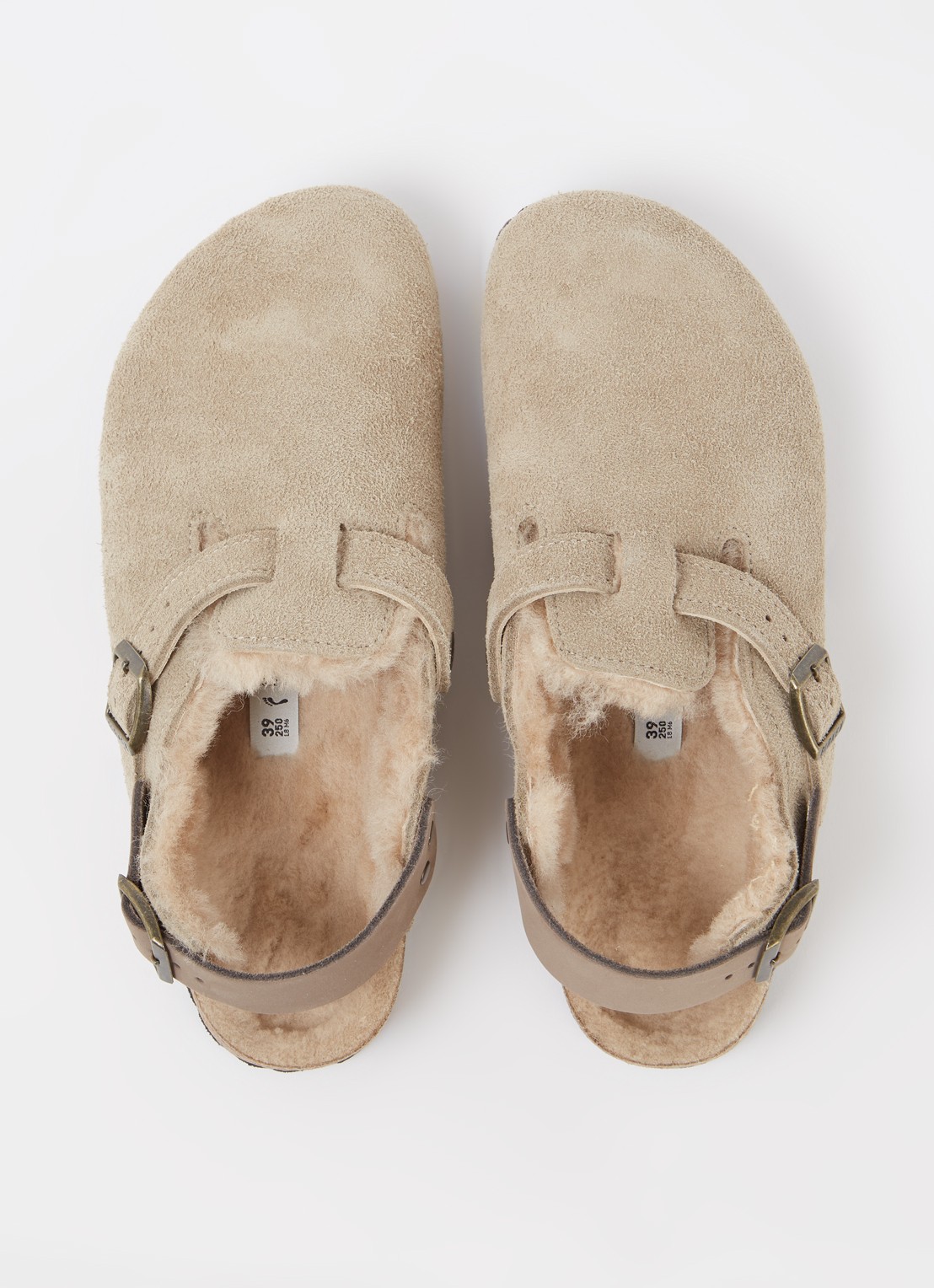 Birkenstock Tokio sandaal van suède - detail 4 khaki