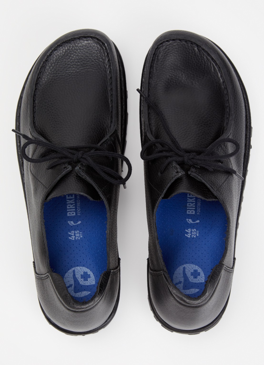 Birkenstock Utti Lace veterschoen van leer - detail 4 zwart