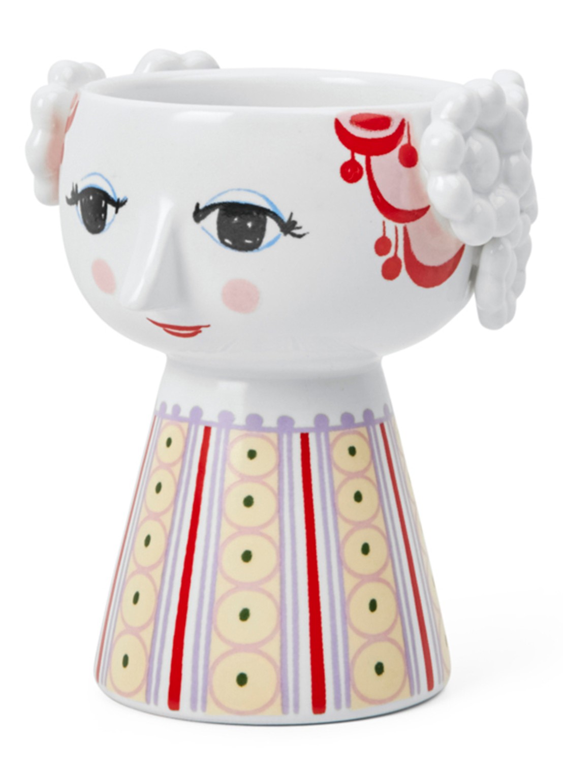Bjørn Wiinblad Eva kandelaar 9.5 cm  - detail 3 lila