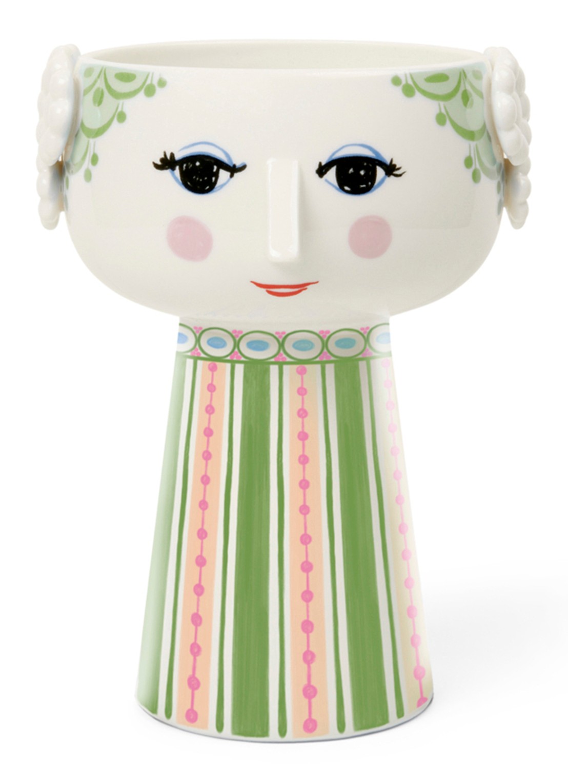 Bjørn Wiinblad Eva schaal 24 cm  - voorkant roze