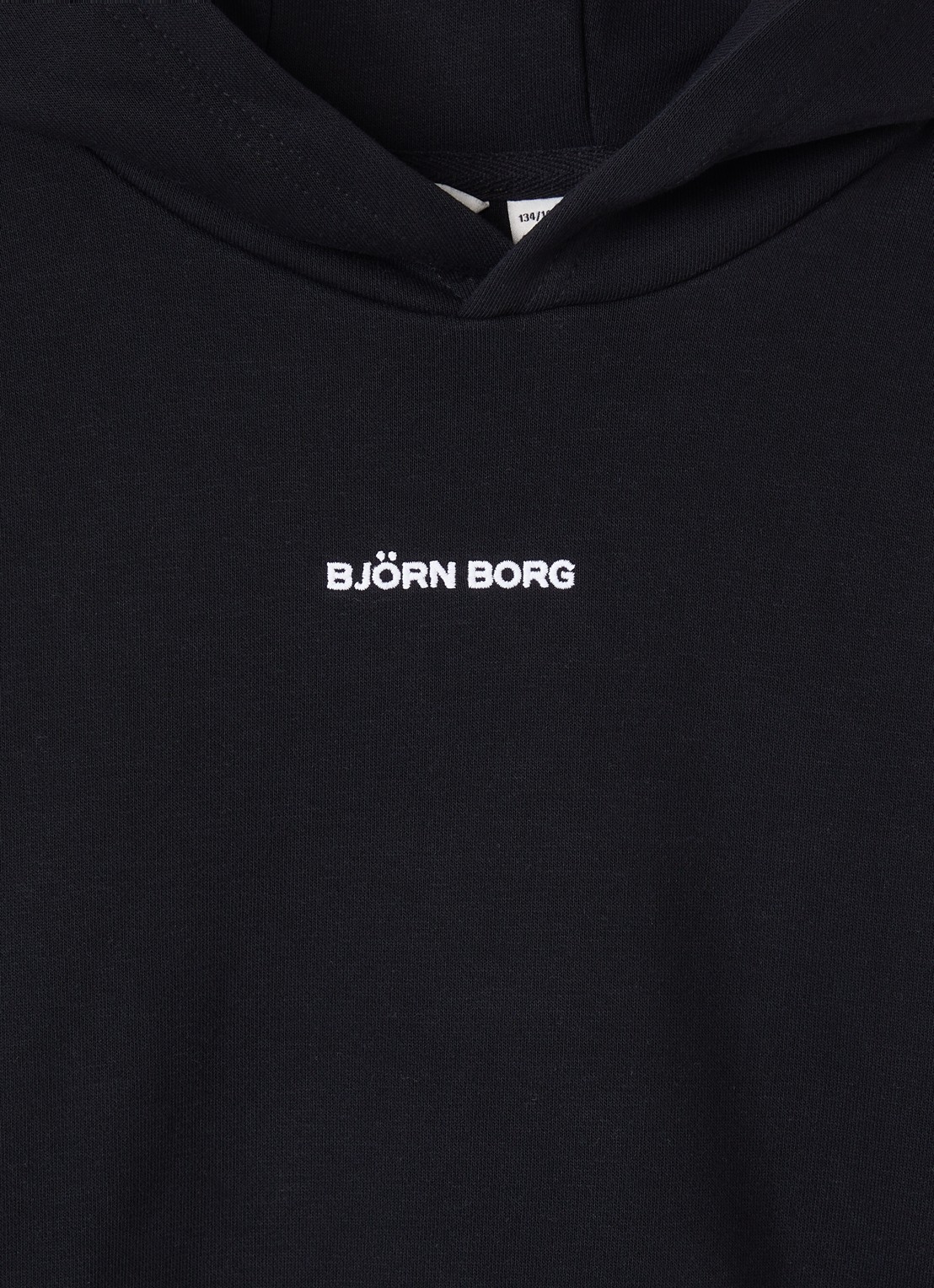 Björn Borg Borg Classic hoodie met logoborduring - detail zwart