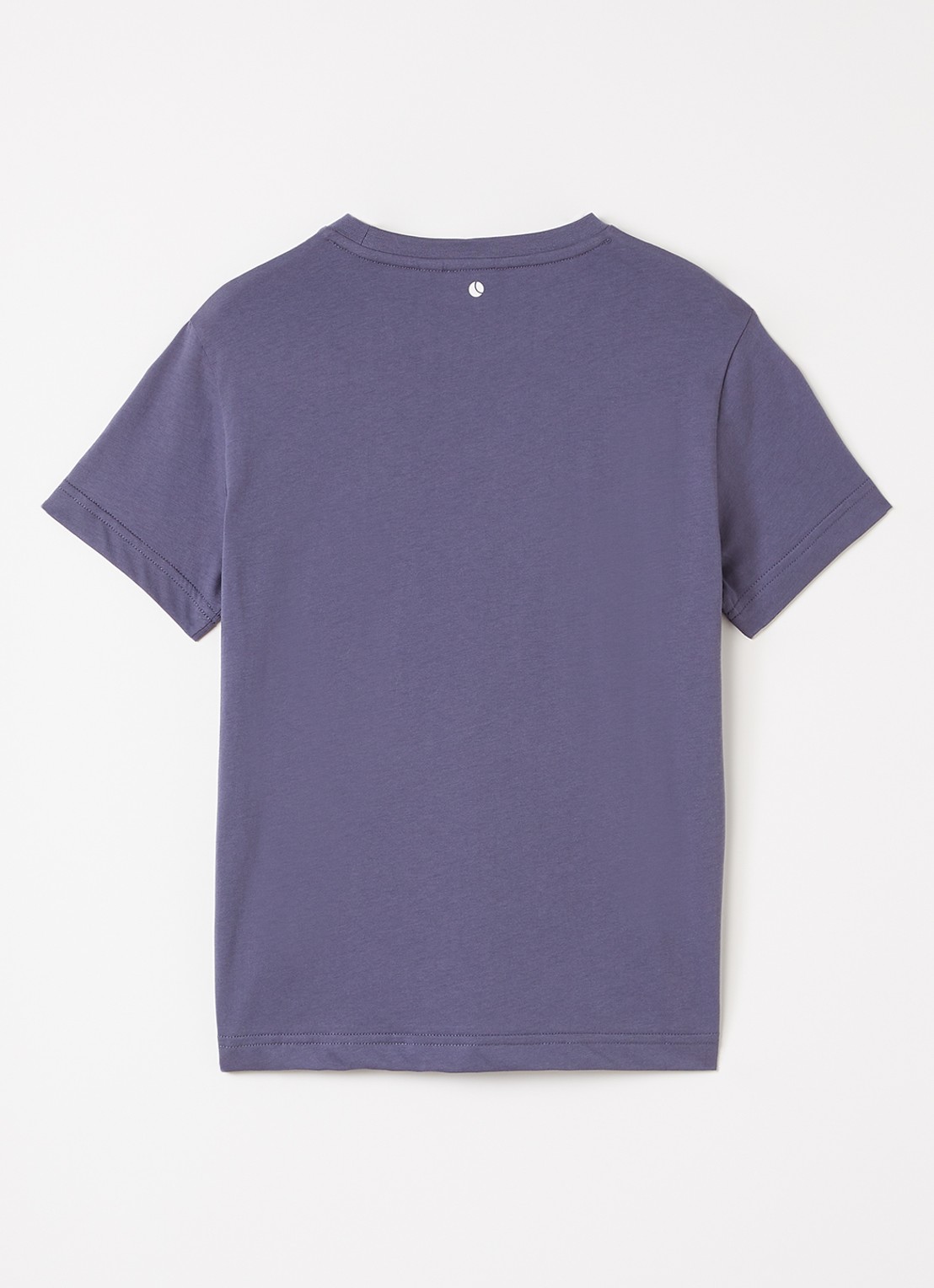 Björn Borg Borg Classic T-shirt met logoborduring - voorkant 2 staalblauw