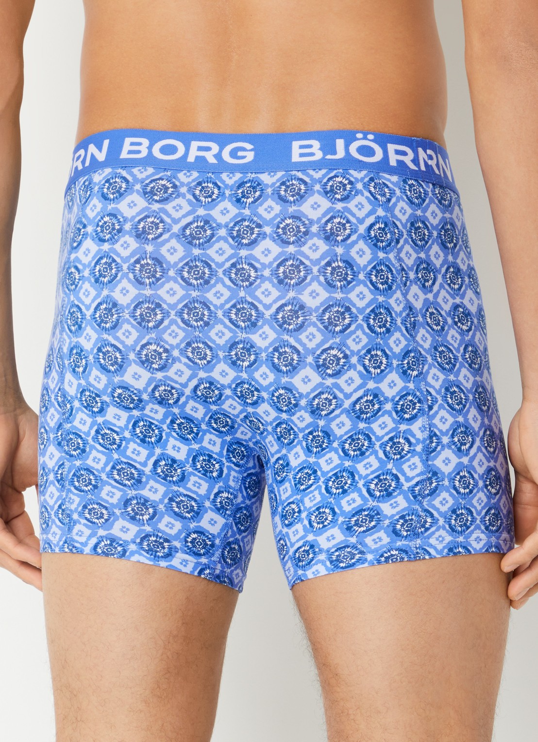 Björn Borg Boxershort van katoen in 5-pack - achterkant blauw