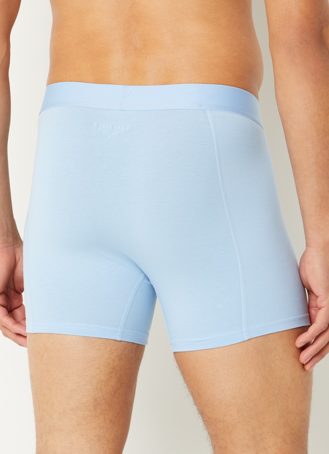 Björn Borg Boxershorts met logoband in 3-pack - achterkant 4 blauw