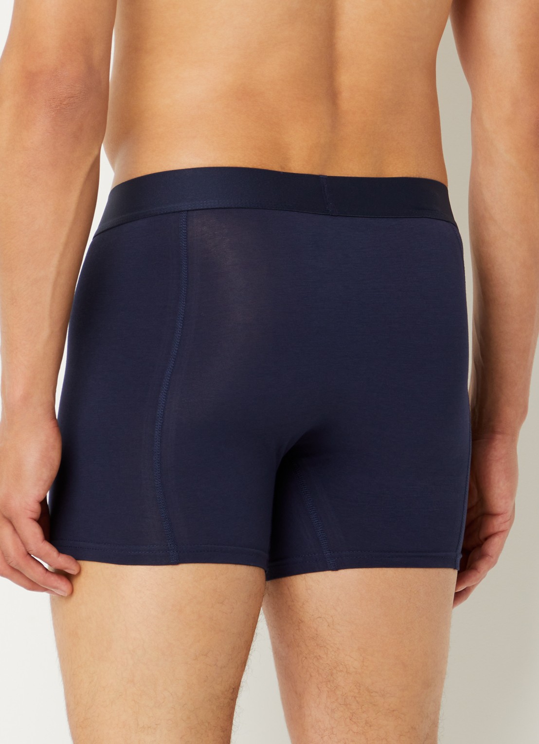 Björn Borg Boxershorts met logoband in 3-pack - achterkant 3 lichtblauw